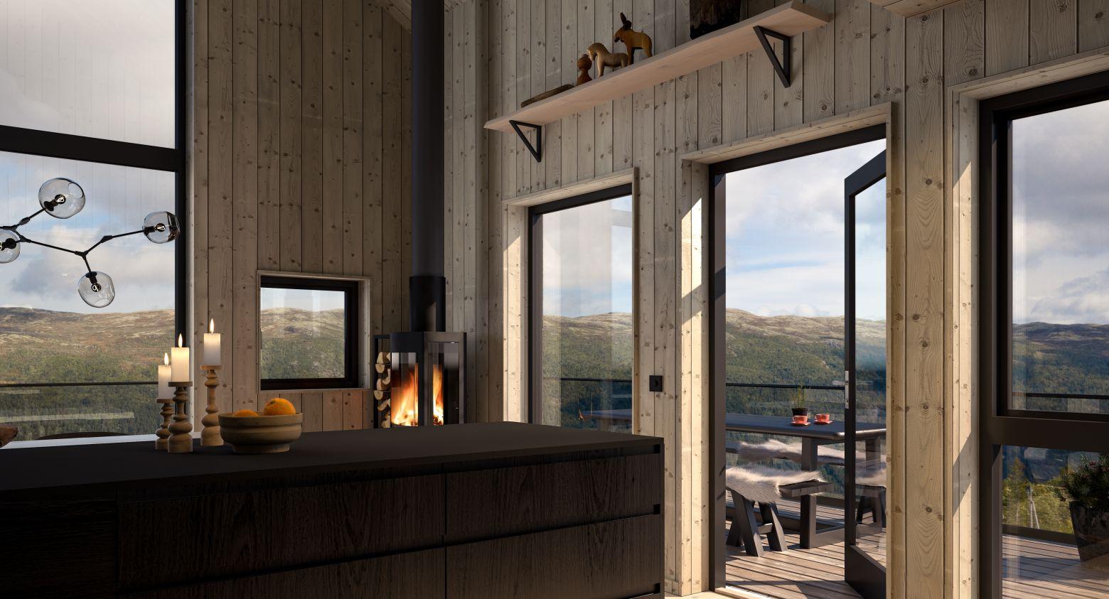 Leilighet 4 kjoekken utsikt 8959bab467a44dfd4688020ad8a7170c