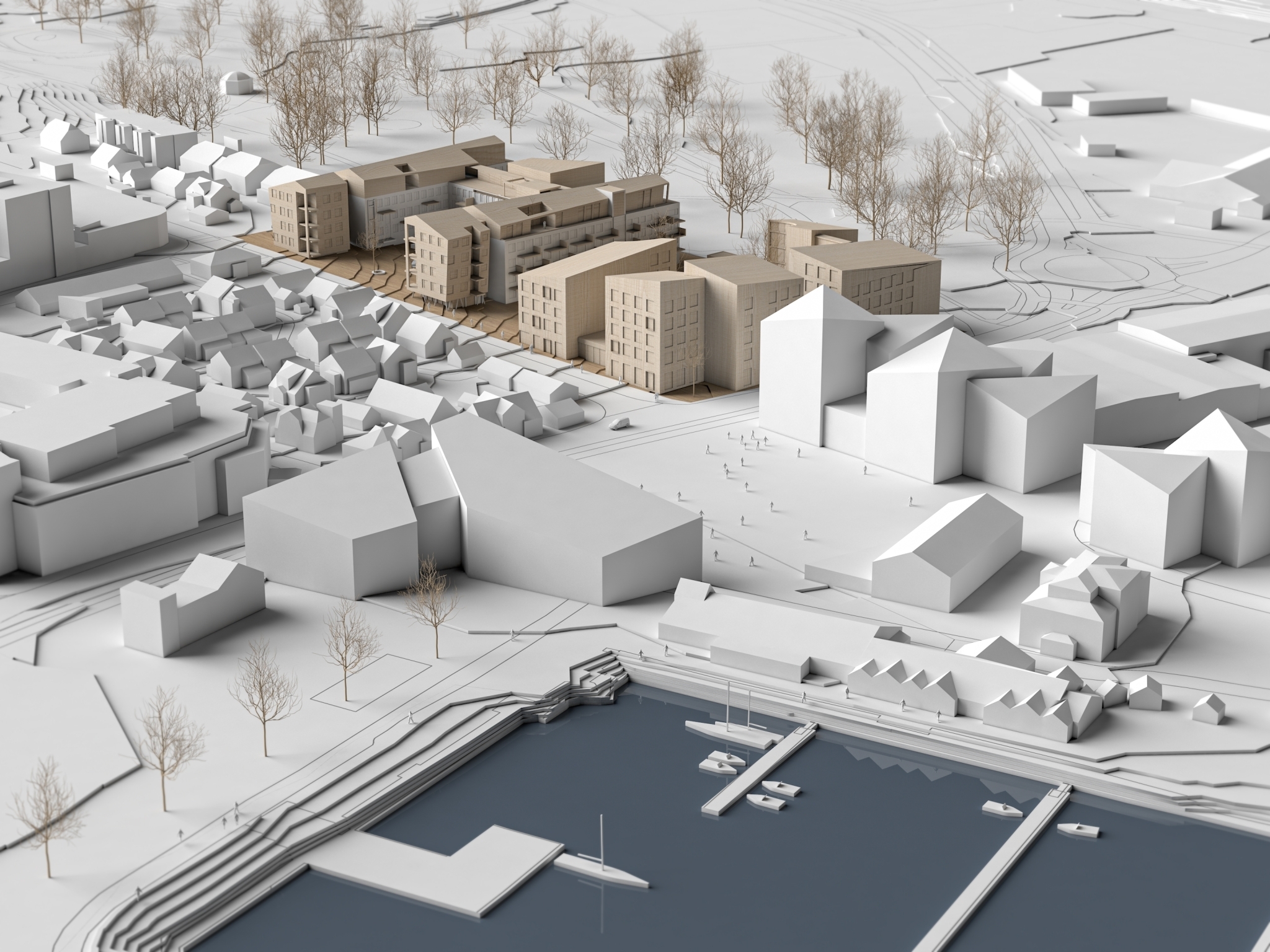 Modell fra soer oest