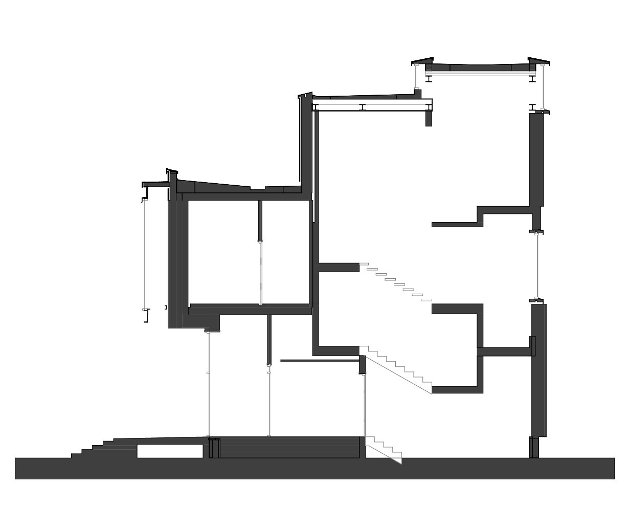 Plan fasade og snitt 04